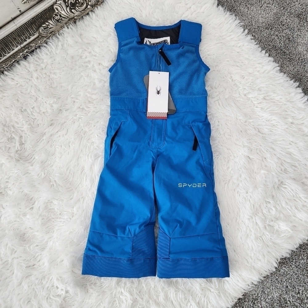 Spyder Mini Expedition Pant. Snow Bibs. Snow Pants. Little Boy Size 2. N…
